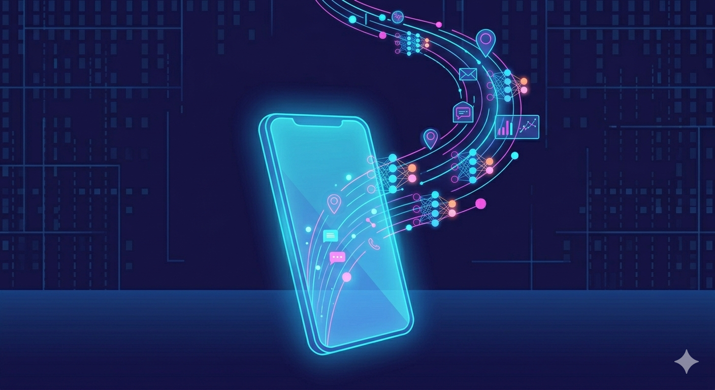 Mobile app interface